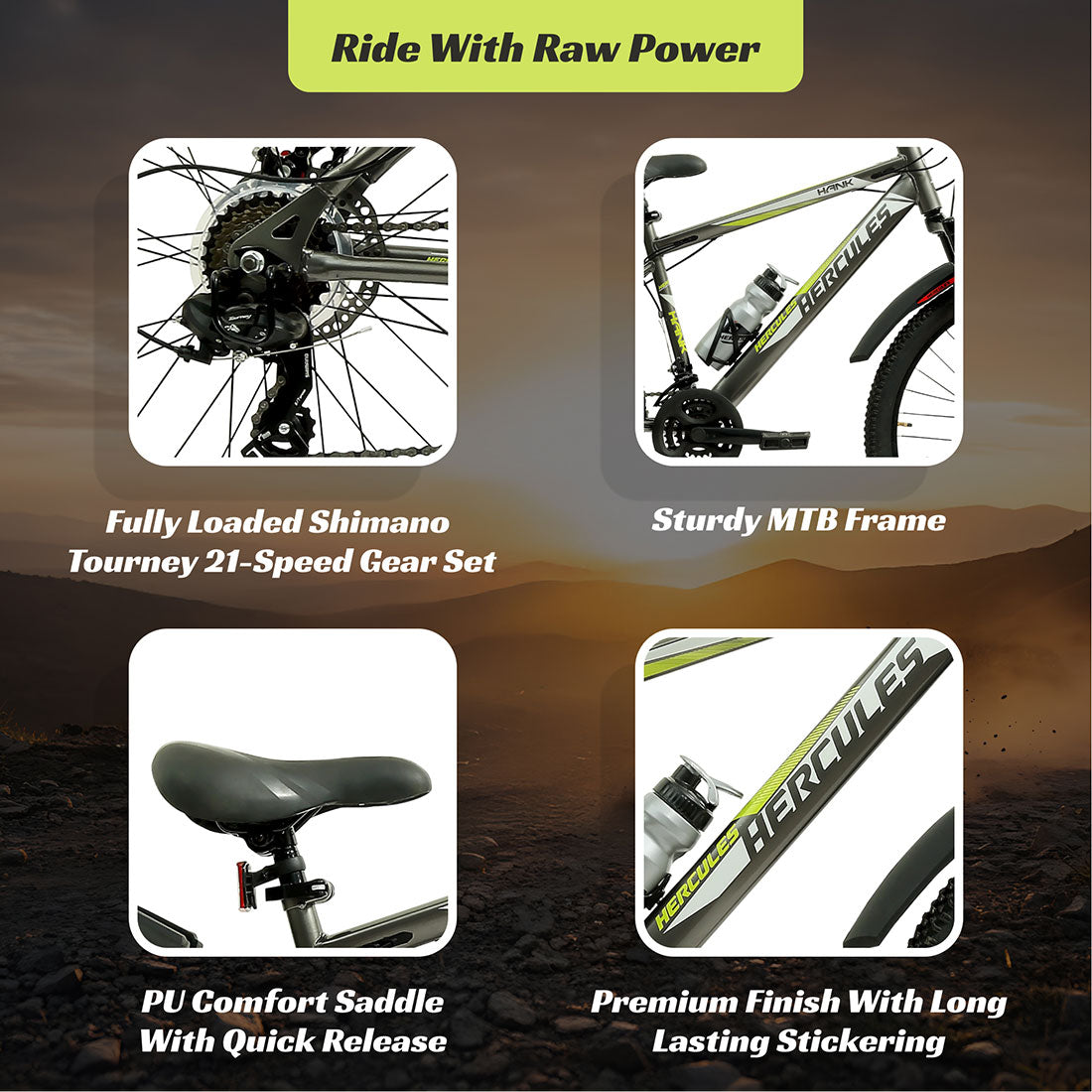 Hercules Hank 26T 21Speed