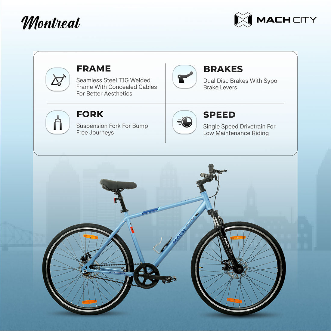 Mach City Montreal FX (Suspension Fork)