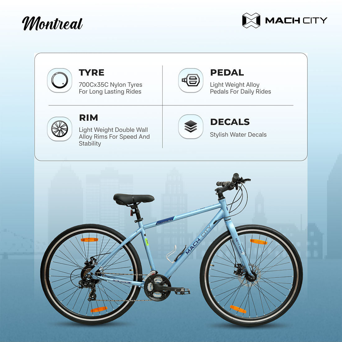 Mach City Montreal RF (Rigid Fork)