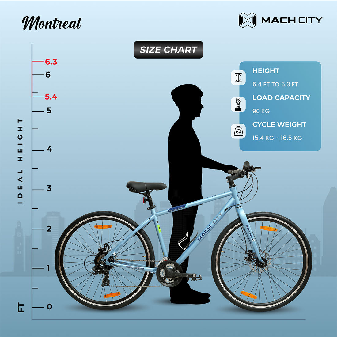 Mach City Montreal RF (Rigid Fork)